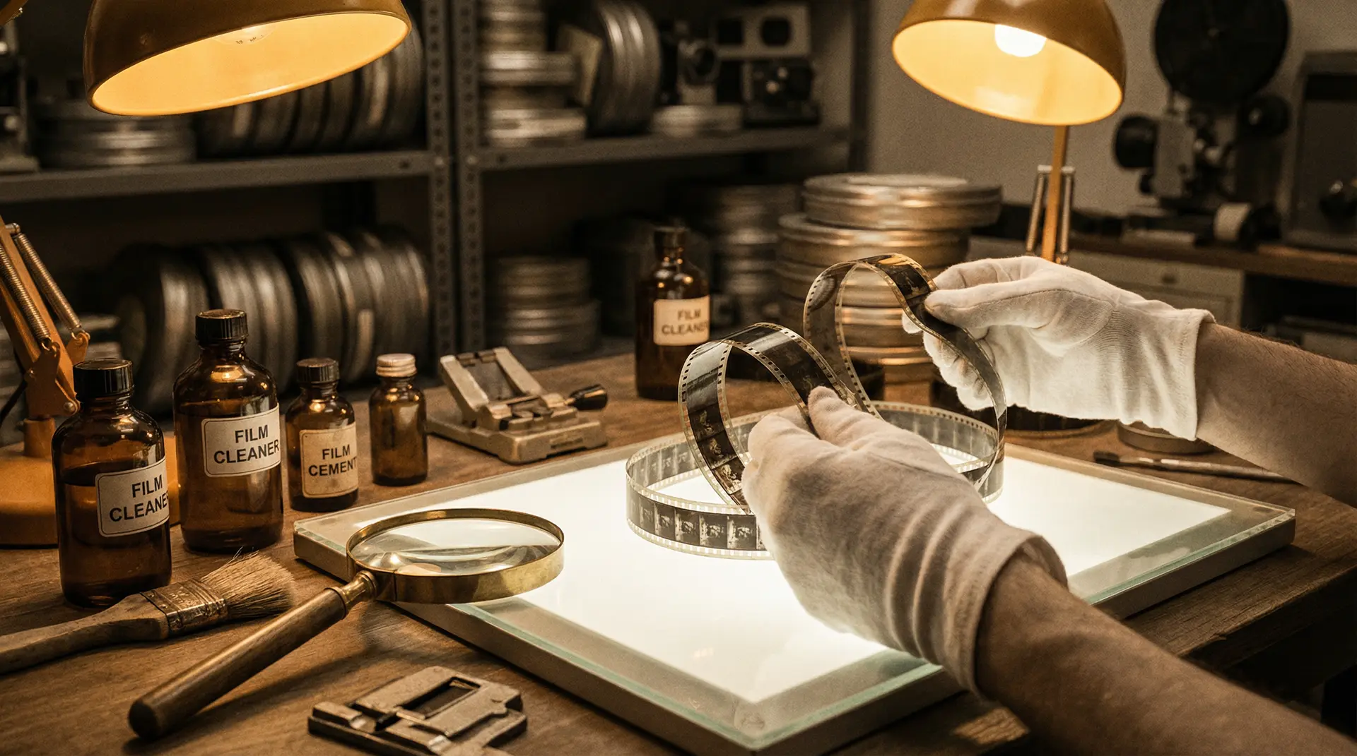 修复师手记 - 经典 集芳阁 胶片修复工作台